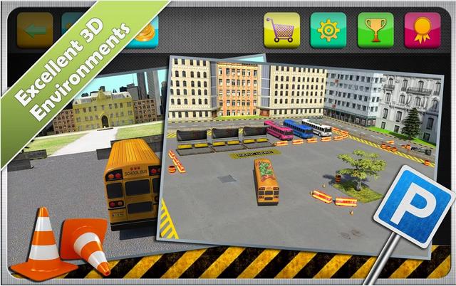 Bus Parking Simulator 3D - Парковка автобусов
