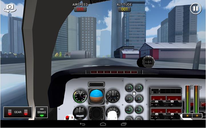 Flight Sim BeachCraft City на Андроид