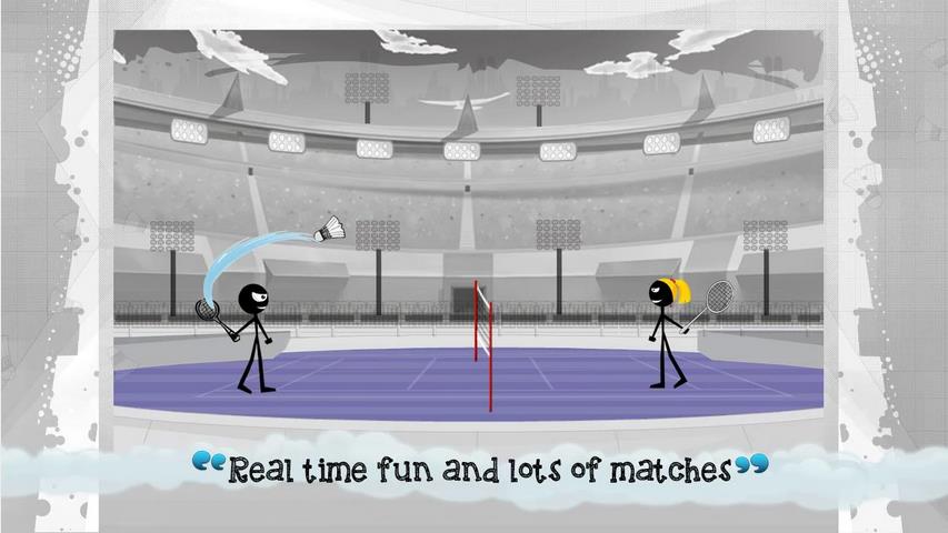 Stickman Badminton на Андроид