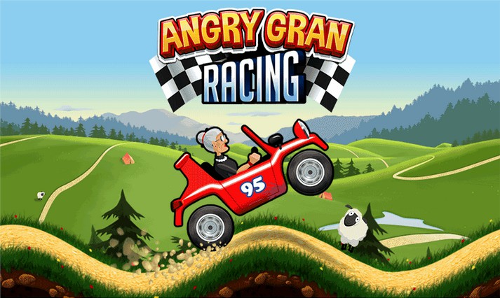 Angry Gran Racing гоночная игр