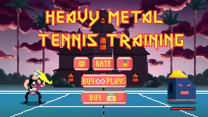 Heavy Metal Tennis Training